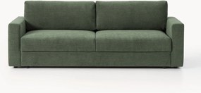 Fluwelen slaapbank Tasha (3-zits) met opbergruimte