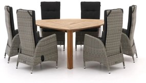 Intenso Fabrizi/ROUGH-S 170cm dining tuinset 7-delig verstelbaar