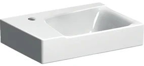 Geberit Xeno2 fontein met kraangat links zonder overloop 40x28x12.5cm m. KeraTect wit 500.528.01.1