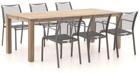 Apple Bee Hawaii/ROUGH-S 220cm dining tuinset 7-delig stapelbaar