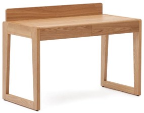 Kave Home Arandu Bureau Met Laden Massief Essenhout - 120 X 60cm.