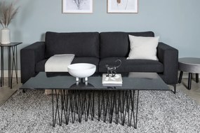 Jörn 3-Zitsbank - Annicka - Zwart - Microvezel - Jörn