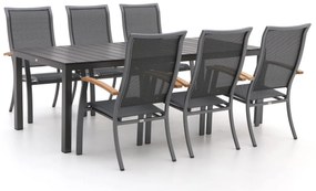 Bellagio Lugo/Fidenza 220cm dining tuinset 7-delig stapelbaar