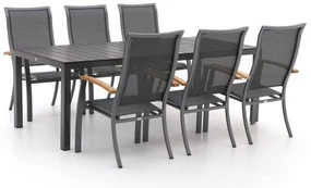 Bellagio Lugo/Fidenza 220cm dining tuinset 7-delig stapelbaar