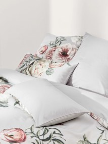 Katoensatijnen dekbedovertrek Blossom