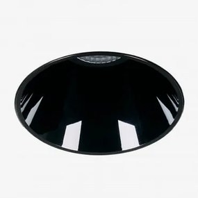 Downlight Led Inbouw Zonder Rand Trimless Rond Ø3,6 Cm Voor Buitengebruik In Aluminium Luisiana Warm Wit 2700k & Zwart & 3 W & 38º - Sklum