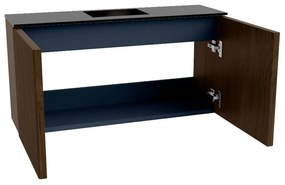 Mondiaz Joya 80cm toiletmeubel walnut met wastafel faye midden 1 kraangat urban