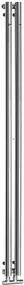 Sapho Pilon radiator 12,2x180cm chroom