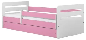 Peuter Roze Eenpersoonsbed Kami - Voor kinderen Kinderen Peuter Junior 5056231742054 Children's Beds Home, 160x80, Ja, Geen Children's Beds Home Meube