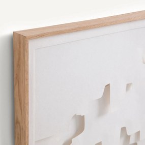 Wandkader, uitgesneden papier, NYMIA