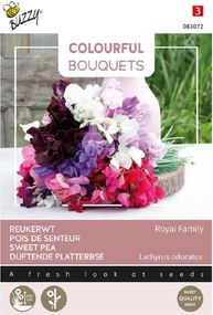 Buzzy seeds Colourful Bouquets - Royal Family - Lathyrus - Reukerwt