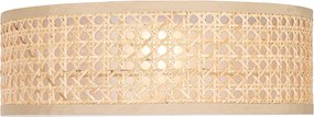 Smart plafondlamp rotan 30 cm incl. Wifi A60 - Tromma