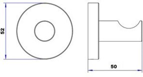 Plieger Vigo handdoekhaak enkel geborsteld chroom