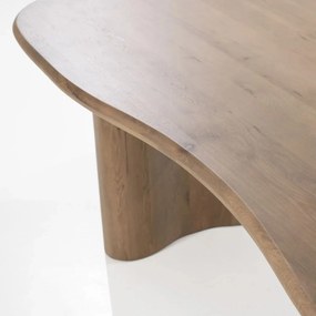 Eleonora Josh Organische Eettafel Bruin Eiken 250 Cm - 250 X 110cm.