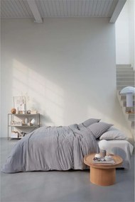 vtwonen Comfy Stripe Dekbedovertrek Grey – Bij Swiss Sense