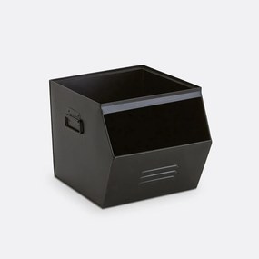 Stapelbare opbergbak in metaal, Hiba