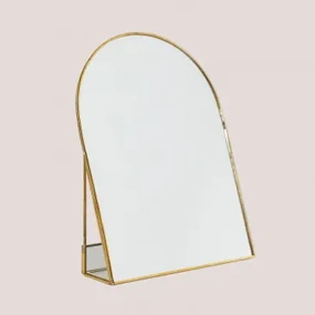Metalen Tafelspiegel Lisbeth 25 Cm - Sklum