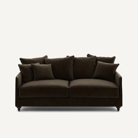 Omvormbare 3-zits fluwelen zetel, Lazare