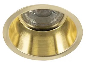 Set van 6 Moderne inbouwspot goud - Dept