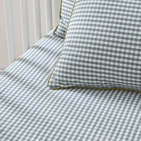 Hoeslaken voor babybed in katoen, omslag 17 cm, Tiny Vichy