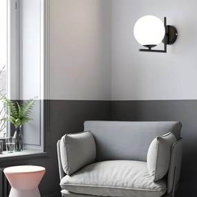 Wandlamp G101-1W Black White