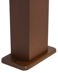 Industriële staande buitenlamp roestbruin 30 cm IP44 - Baleno