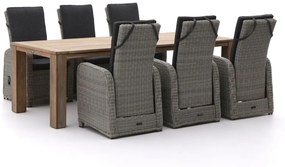 Intenso Umbria/ROUGH-X 240cm dining tuinset 7-delig verstelbaar