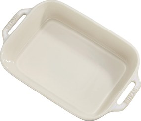 Staub Ceramique Ovenschaal 27 cm, Rechthoekig, Ivoorwit - Ceramique - Staub