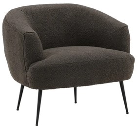 Moderne Ronde Fauteuils Donkergrijs