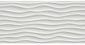 Atlas concorde 3d wall decortegel dune 40x80cm doos a 4 stuks white 8duw