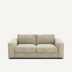 3-zits compacte bank in linnen fluweel, SKANDER