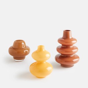 Glazen vaas, hoogte 23 cm, OLIA