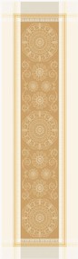 Jacquard tafelloper Galerie Royale Reflets D'Or
