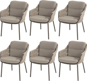 Montera dining tuinstoel terre 4 Seasons Outdoor set van 6