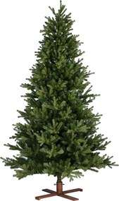 Vermont Hinged kunstkerstboom - 243 cm - Groen - Diameter 152 cm - 3022 tips - Houten voet