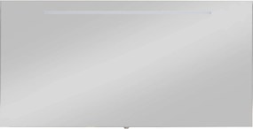 Saqu Ada spiegel met LED verlichting 120x3x70cm aluminium