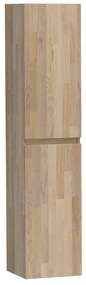 BRAUER Solution Badkamerkast - 160x35x35cm - 2 links- rechtsdraaiende deur - hout - grey oak HK-NWS160GO