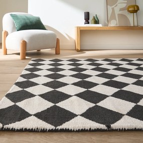 Vloerkleed met ruitmotief, BLOVA