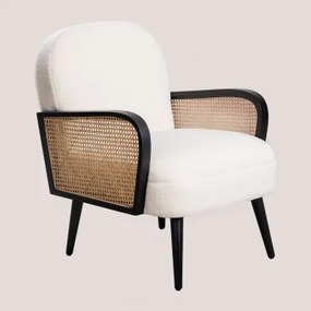 Chenille fauteuil Icon White - Sklum