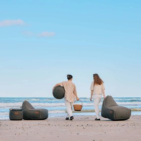 Cobana Lounge Stoel & Pouf Outdoor - Kirra Noir