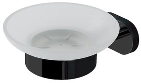 Eastbrook Salerno messing zeepschaaltje zwart mat