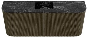 Mondiaz Joya DLux 105cm toiletmeubel ronding links/rechts shadow met wastafel faye midden zonder kraangat lava