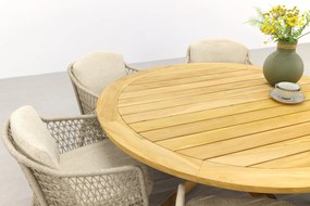 Hartman Salvatore/Chaneo verstelbare tuinset - 220x100 cm. - 7-delig