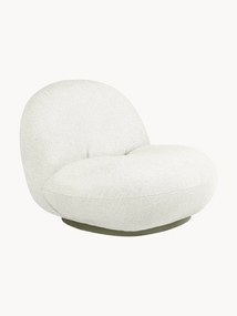 Draaibare bouclé tuinfauteuil Pacha
