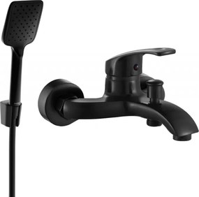 Mexen Fabia R62 badkraan met doucheset, zwart - 74653R62-70