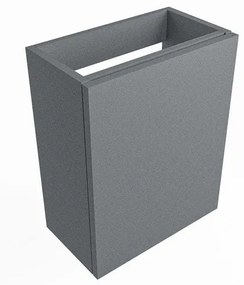 Mondiaz FOWY fonteinonderkast - 40x22x50cm - 1 deur - push to open - softclose - Plata FOWYTO40Pla1D