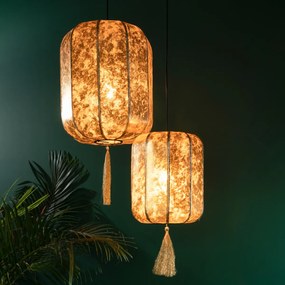 Dutchbone Suoni Chinese Lampion Hanglamp - Goud S