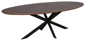 Starfurn Ferris Ovale Eettafel Walnoot 240 Cm - 240 X 110cm.
