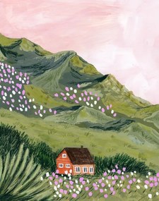 Ilustratie Mountain House, Sarah Gesek, (30 x 40 cm)