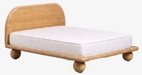 Bicheno Mangohouten Bed Mangohout & 180 X 200 Cm & 180 X 200 Cm - Araneiz - Sklum